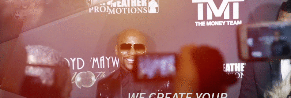 Floyd Mayweather formal gala celebrity event